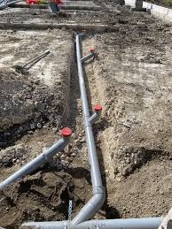 Préparation de terrain au tractopelle